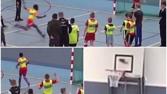 Gol y canasta al mismo tiempo