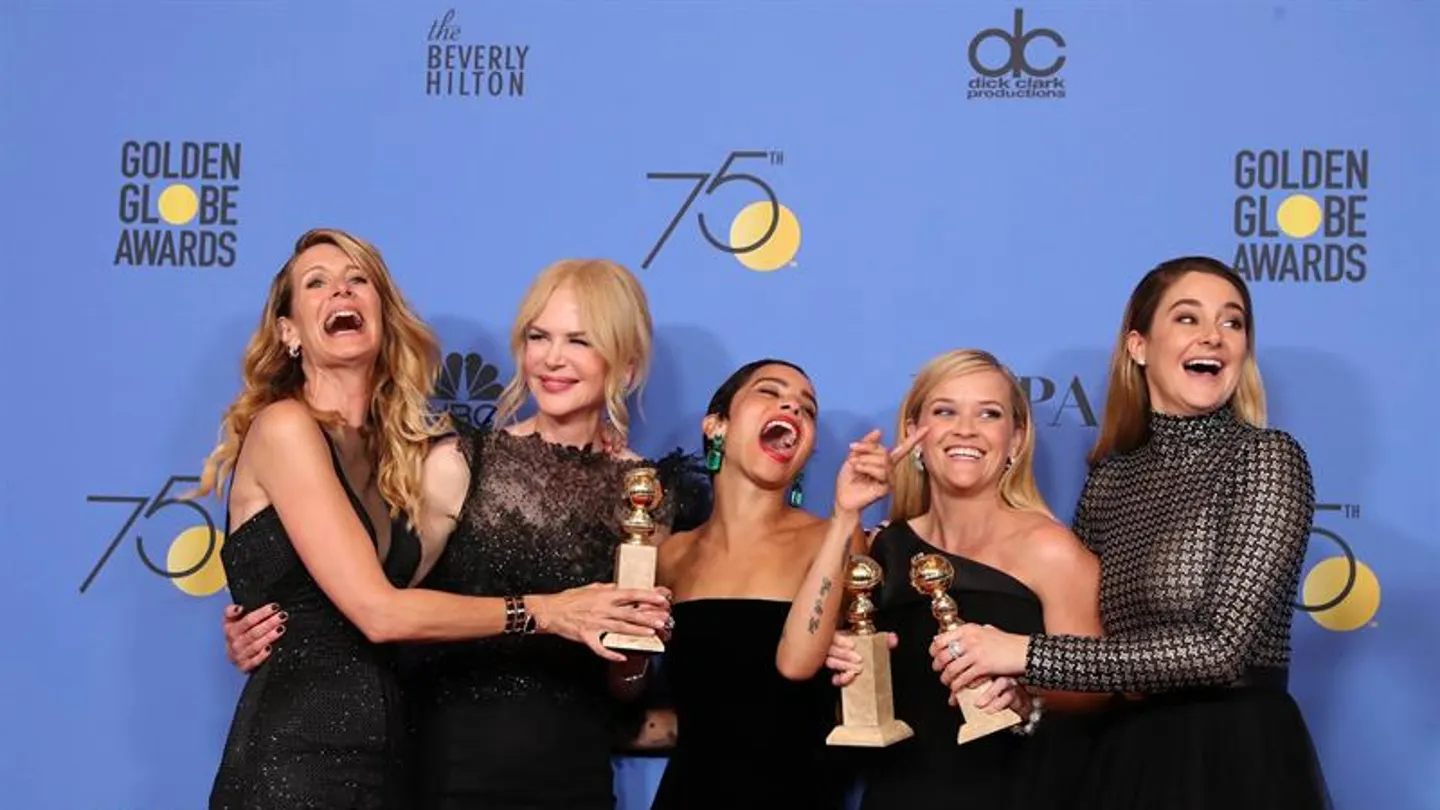 Laura Dern, Nicole Kidman, Zoe Kravitz, Reese Witherspoon y Shailene Woodley Laura Dern, Nicole Kidman, Zoe Kravitz, Reese Witherspoon y Shailene Woodley