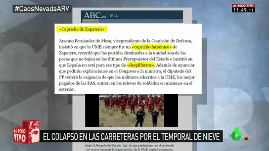 Así hablaba el PP de la UME en 2005 Así hablaba el PP de la UME en 2005