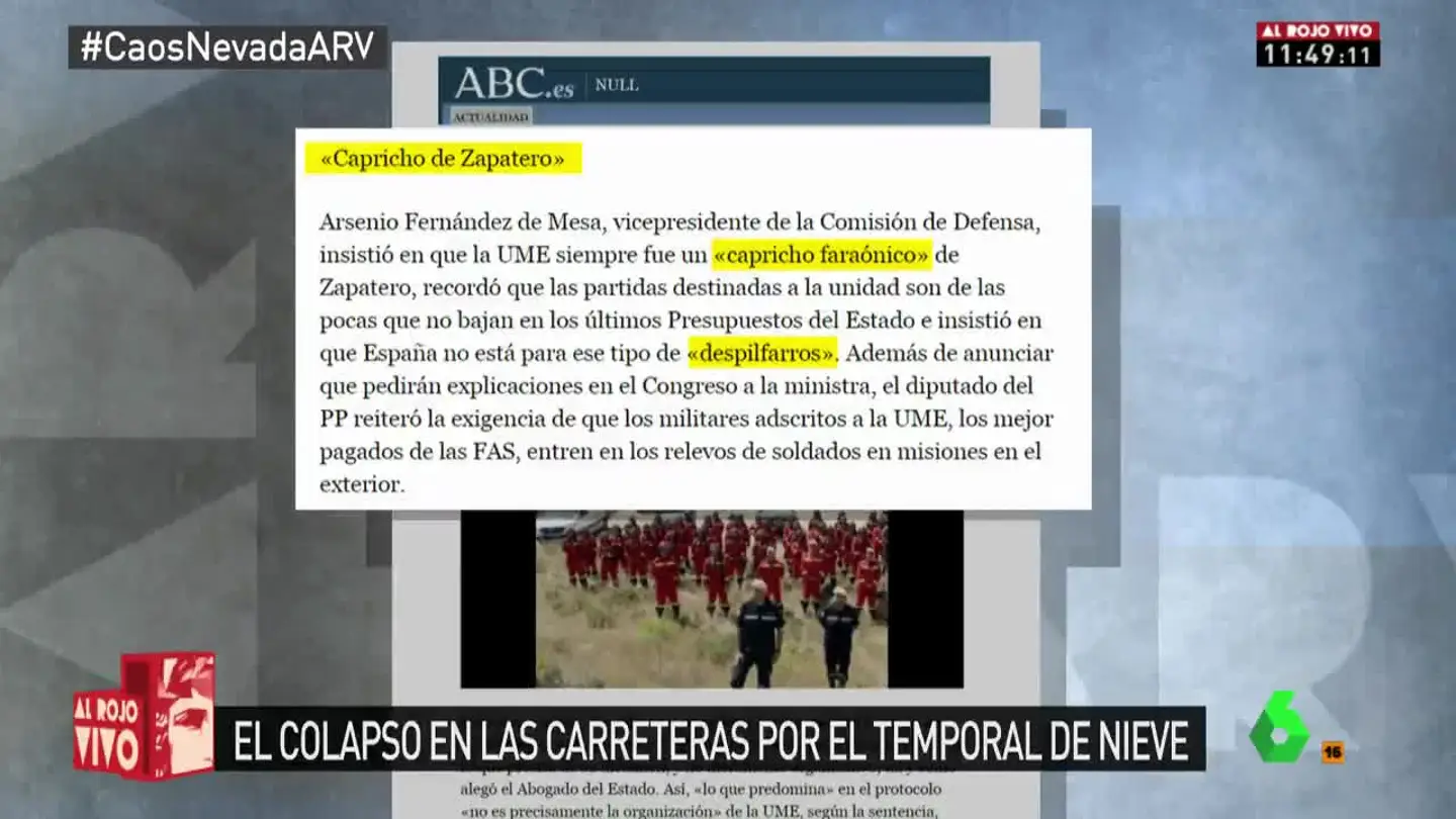 Así hablaba el PP de la UME en 2005 Así hablaba el PP de la UME en 2005
