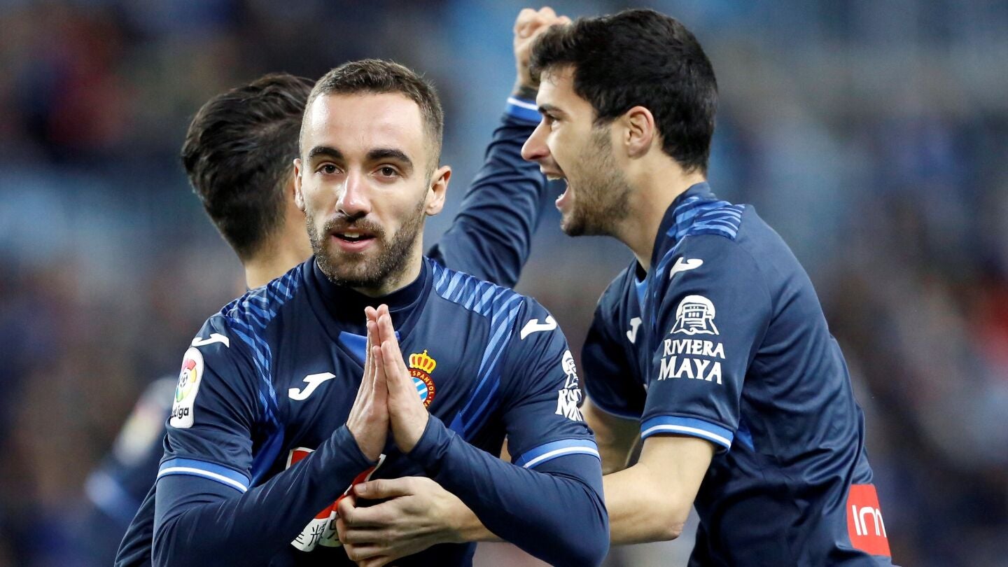 Darder celebra su gol ante el M&aacute;laga en La Rosaleda