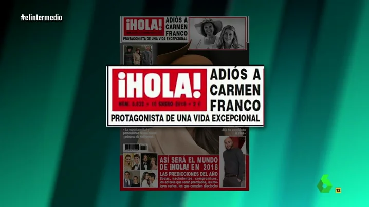 Portada de la revista 'Hola'