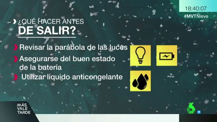 ¿Cómo conducir con nieve?