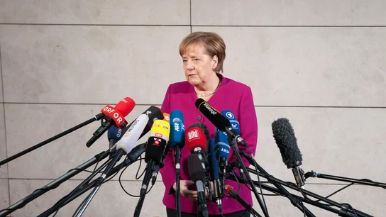 La canciller alemana, Angela Merkel La canciller alemana, Angela Merkel