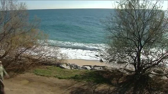 Lugar donde se agredió y violó a una mujer en Llavaneres, en Barcelona Lugar donde se agredió y violó a una mujer en Llavaneres, en Barcelona