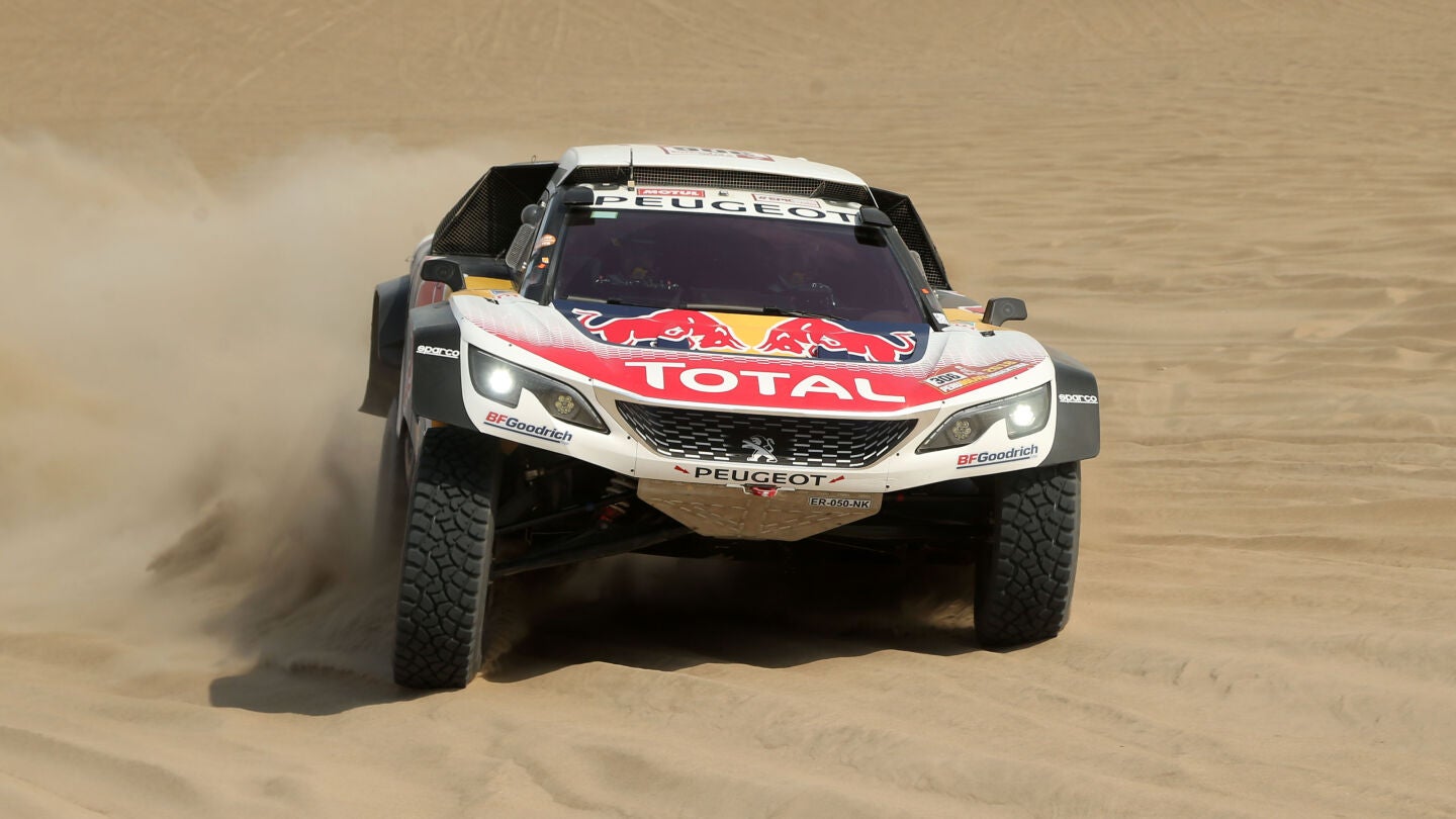 S&eacute;bastien Loeb, en la cuarta etapa del Dakar