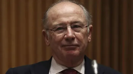 Rodrigo Rato, momentos antes de su comparecencia en la Comisión de investigación Rodrigo Rato, momentos antes de su comparecencia en la Comisión de investigación