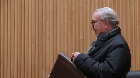 Pedro Solbes en el Congreso de los Diputados