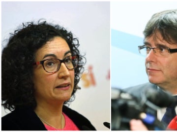 Marta Rovira y Carles Puigdemont Marta Rovira y Carles Puigdemont