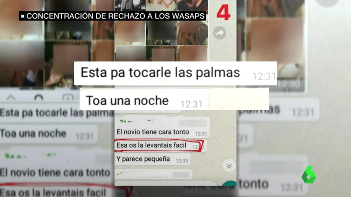 Los jóvenes que planeaban "hacer una manada" con una compañera en un chat