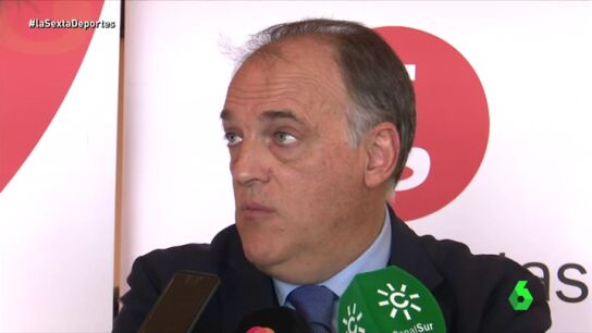 Javier Tebas, sobre los ultras: "Hay que eliminarlos del f&uacute;tbol completamente"