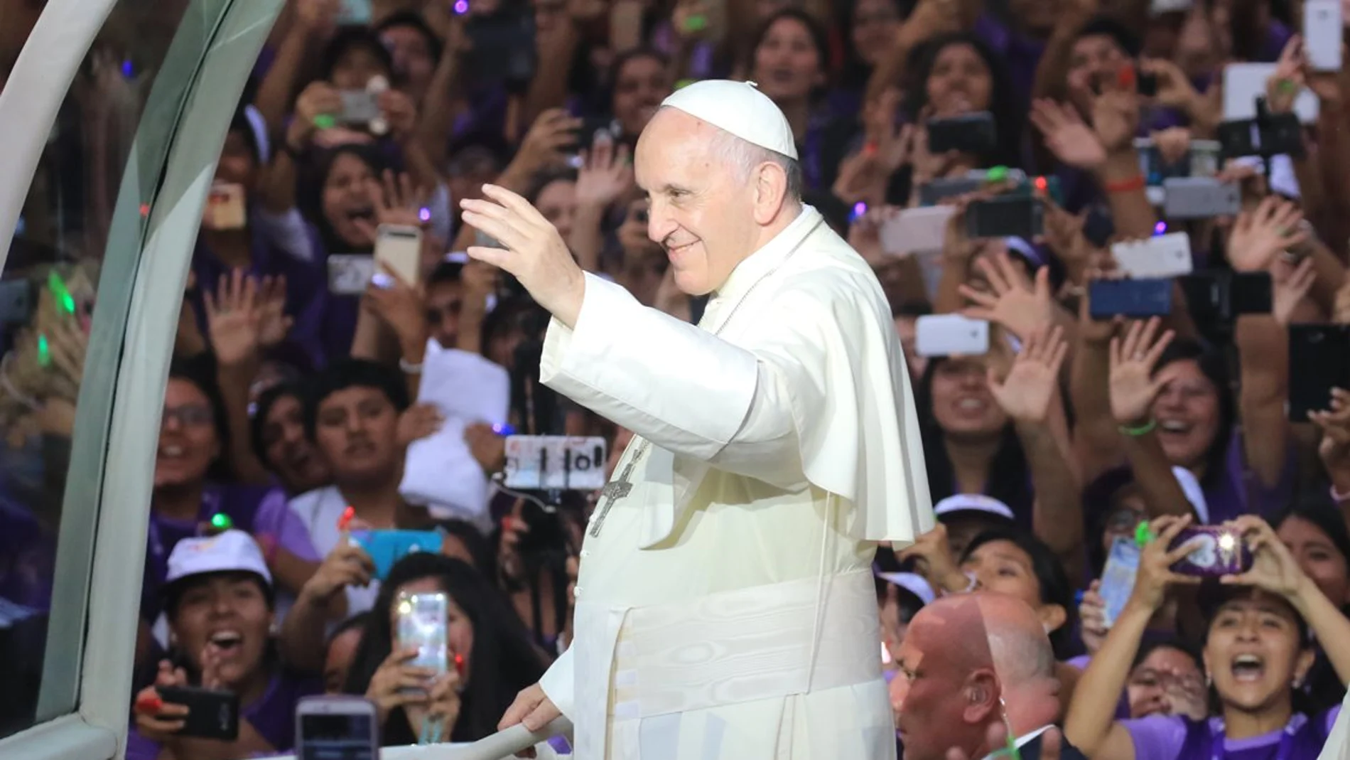 El papa Francisco en Perú