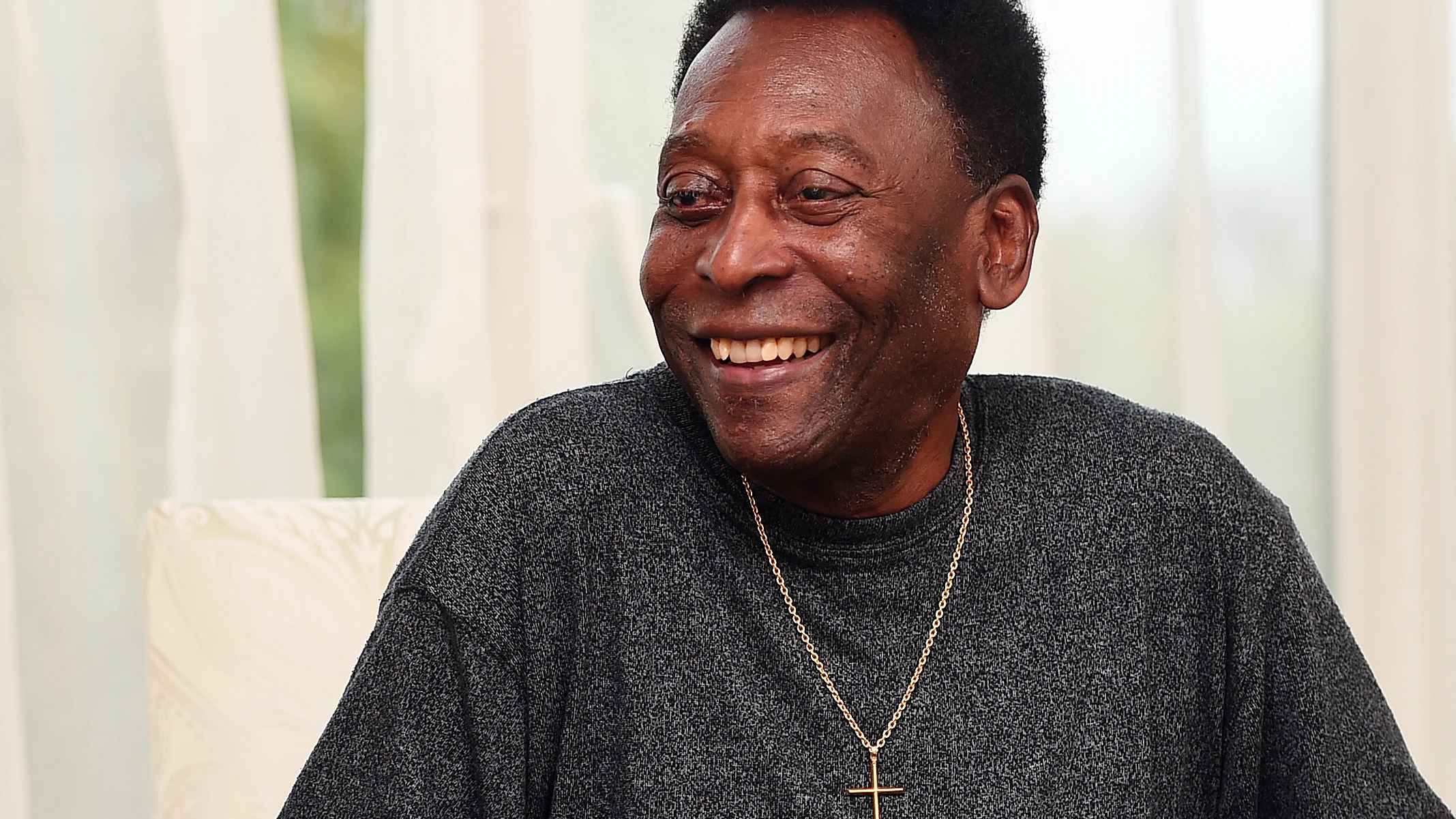 Pelé, durante un acto