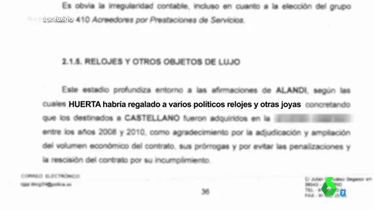 Una imagen de uno de los informes de la investigación Una imagen de uno de los informes