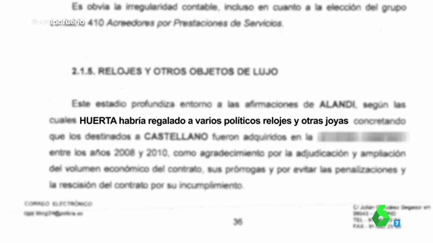 Una imagen de uno de los informes de la investigación Una imagen de uno de los informes
