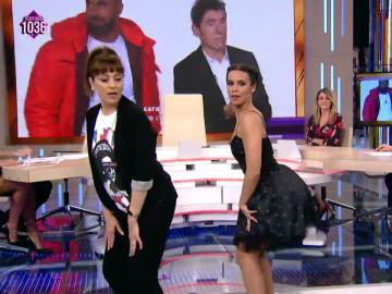 El twerking de Pepa Aniorte y Cristina Pedroche El twerking de Pepa Aniorte y Cristina Pedroche