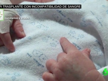 Carla, primer bebé en recibir un corazón incompatible con su sangre en España Carla, primer bebé en recibir un corazón incompatible con su sangre en España