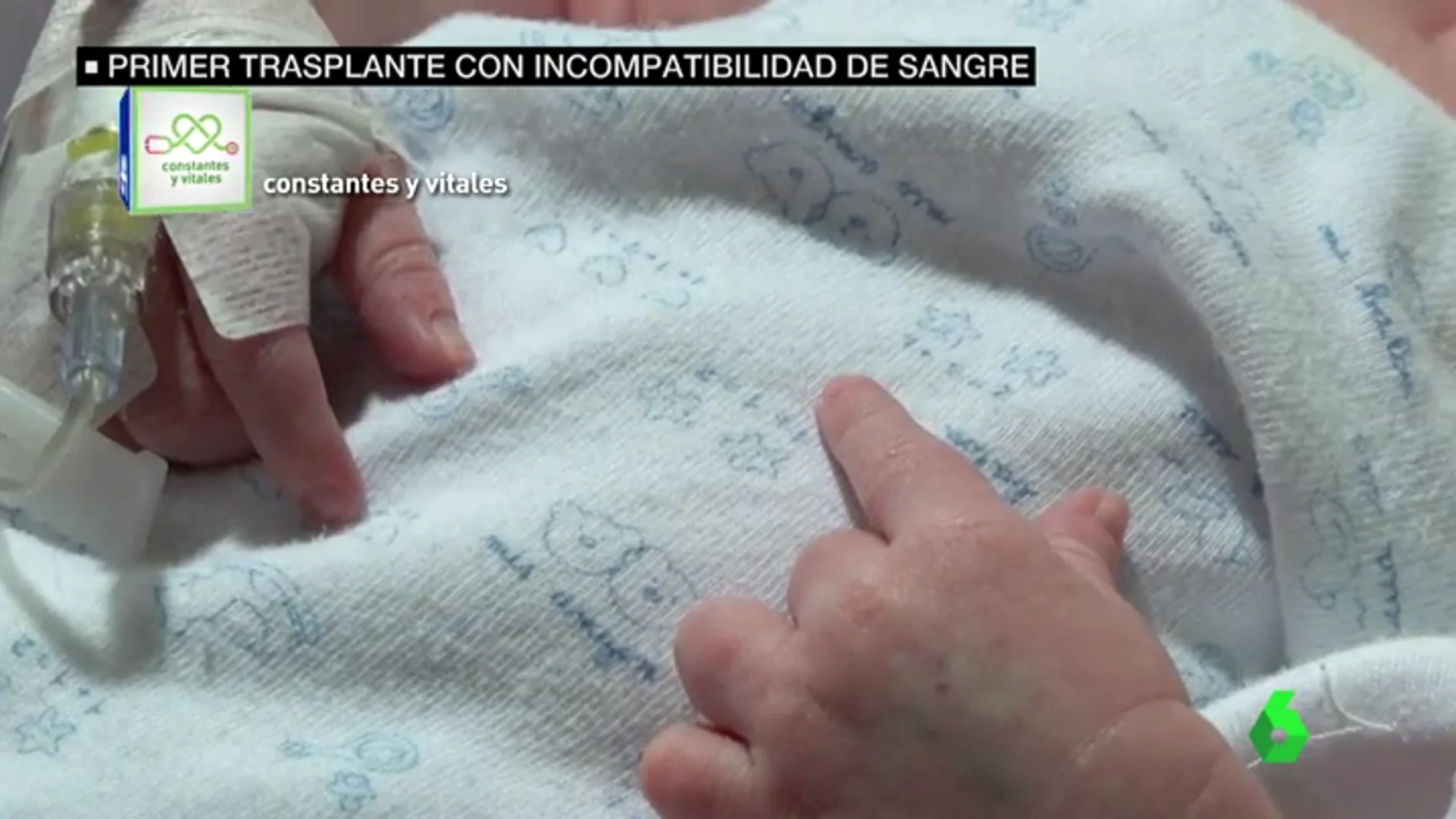 Carla, primer bebé en recibir un corazón incompatible con su sangre en España