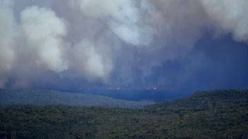 Incendio en un parque natural al sur de Sídney