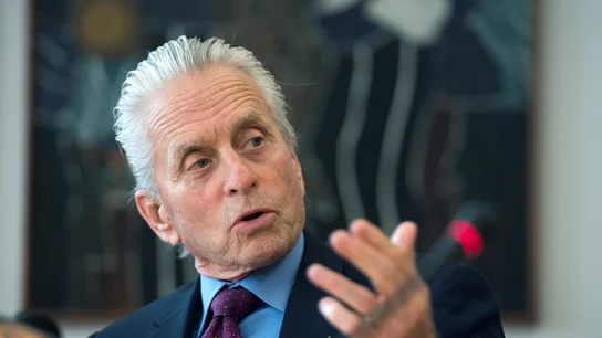 Michael Douglas, actor estadounidense y mensajero de la paz para las Naciones Unidas Michael Douglas, actor estadounidense y mensajero de la paz para las Naciones Unidas