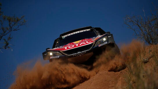 Carlos Sainz, durante la 13&ordf; etapa del Dakar