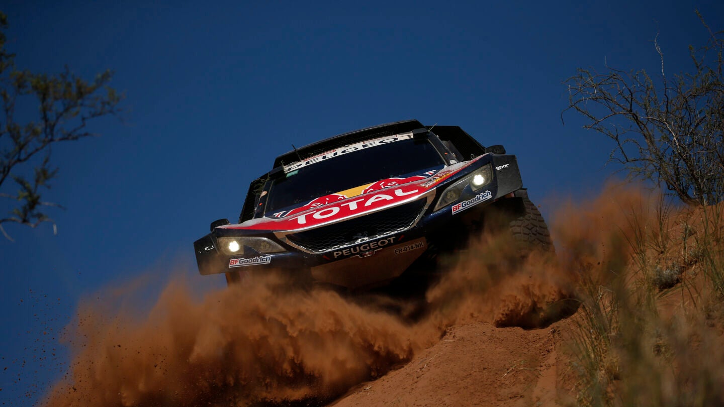 Carlos Sainz, durante la 13&ordf; etapa del Dakar