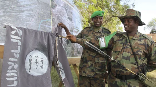 Soldados de la Misión de la Unión Africana en Somalia Soldados de la Misión de la Unión Africana en Somalia