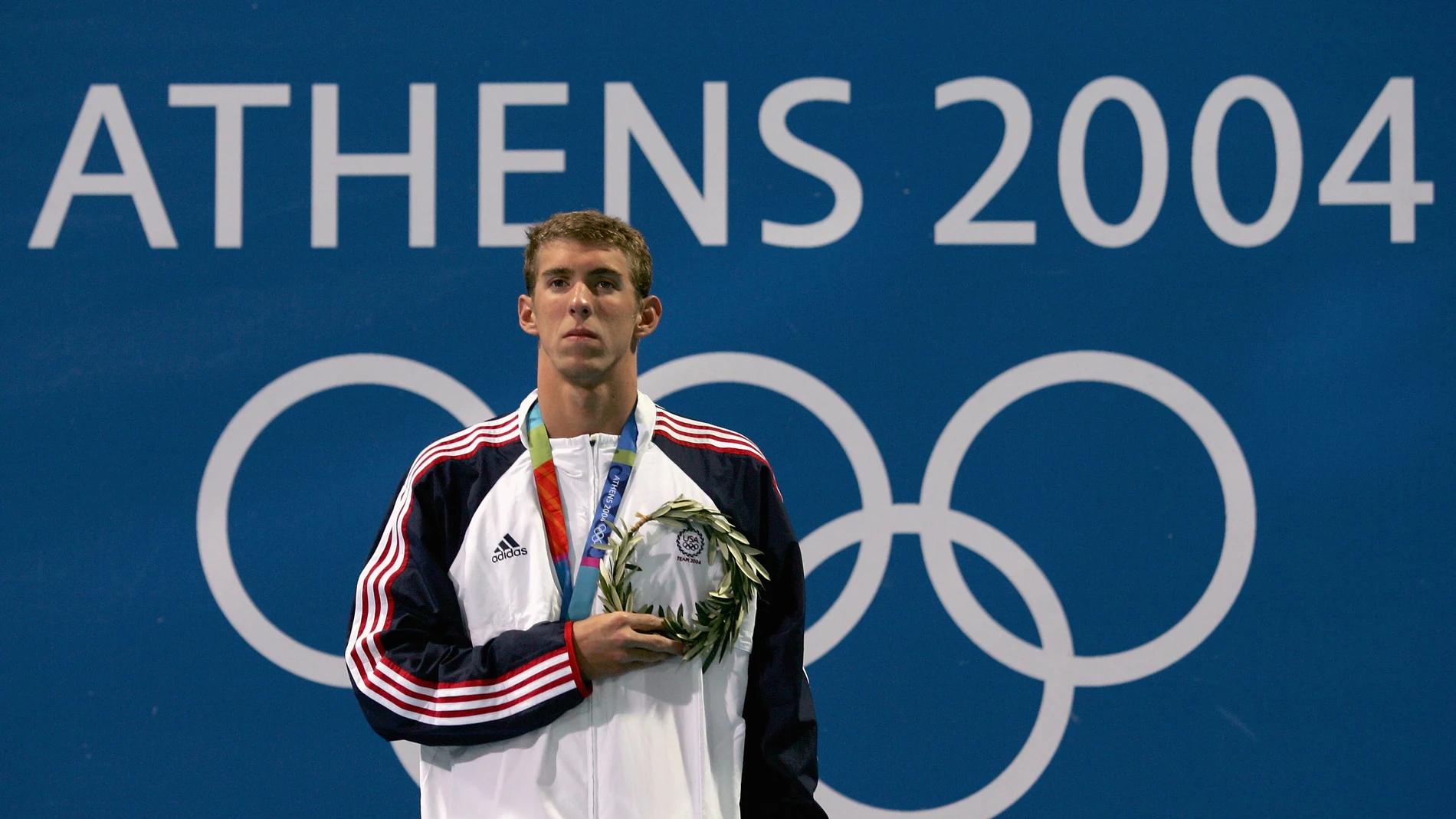 Michael Phelps, durante los Juegos de Atenas de 2004