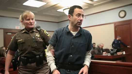 Larry Nassar, durante el juicio Larry Nassar, durante el juicio