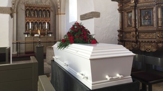 Foto de archivo de un ata&uacute;d