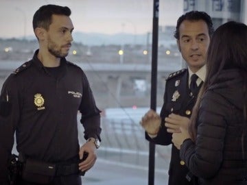 El comisario Jesús Gómez y el inspector Alberto Velasco El comisario Jesús Gómez y el inspector Alberto Velasco