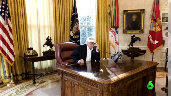 Trump se muestra trabajando en su despacho en el segundo día de bloqueo del Gobierno Trump se muestra trabajando en su despacho en el segundo día de bloqueo del Gobierno
