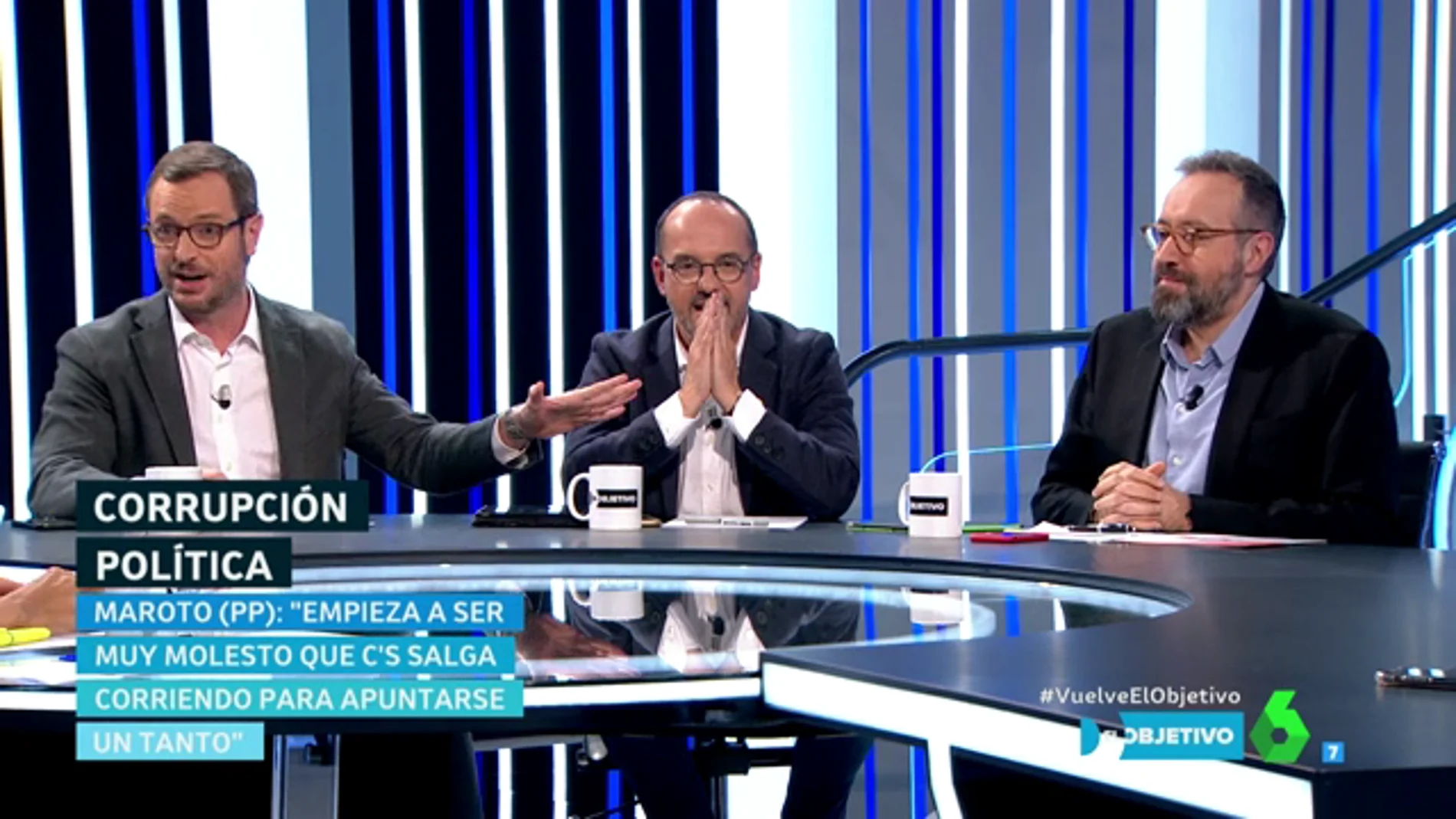 Javier Maroto, Carles Campuzano y Juan Carlos Girauta