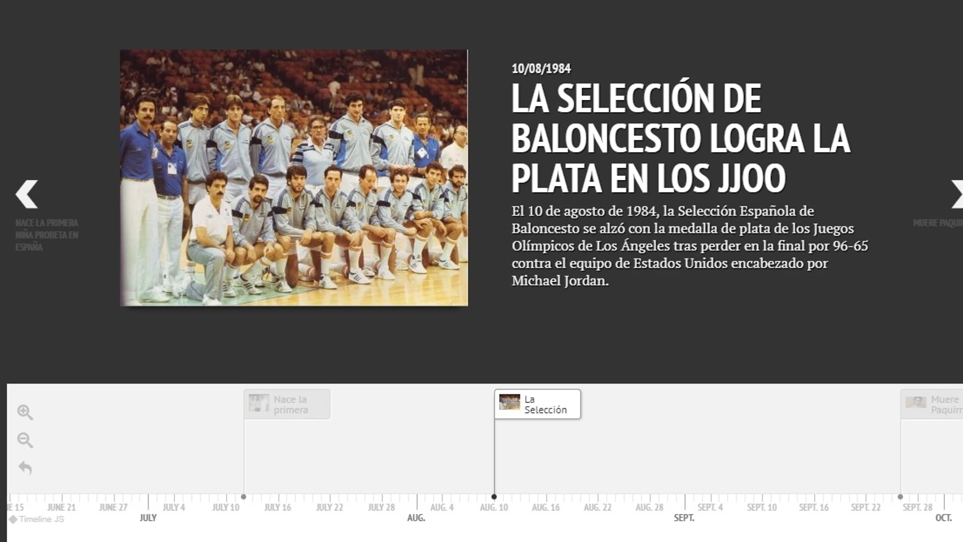 Cronología de 1984 en España