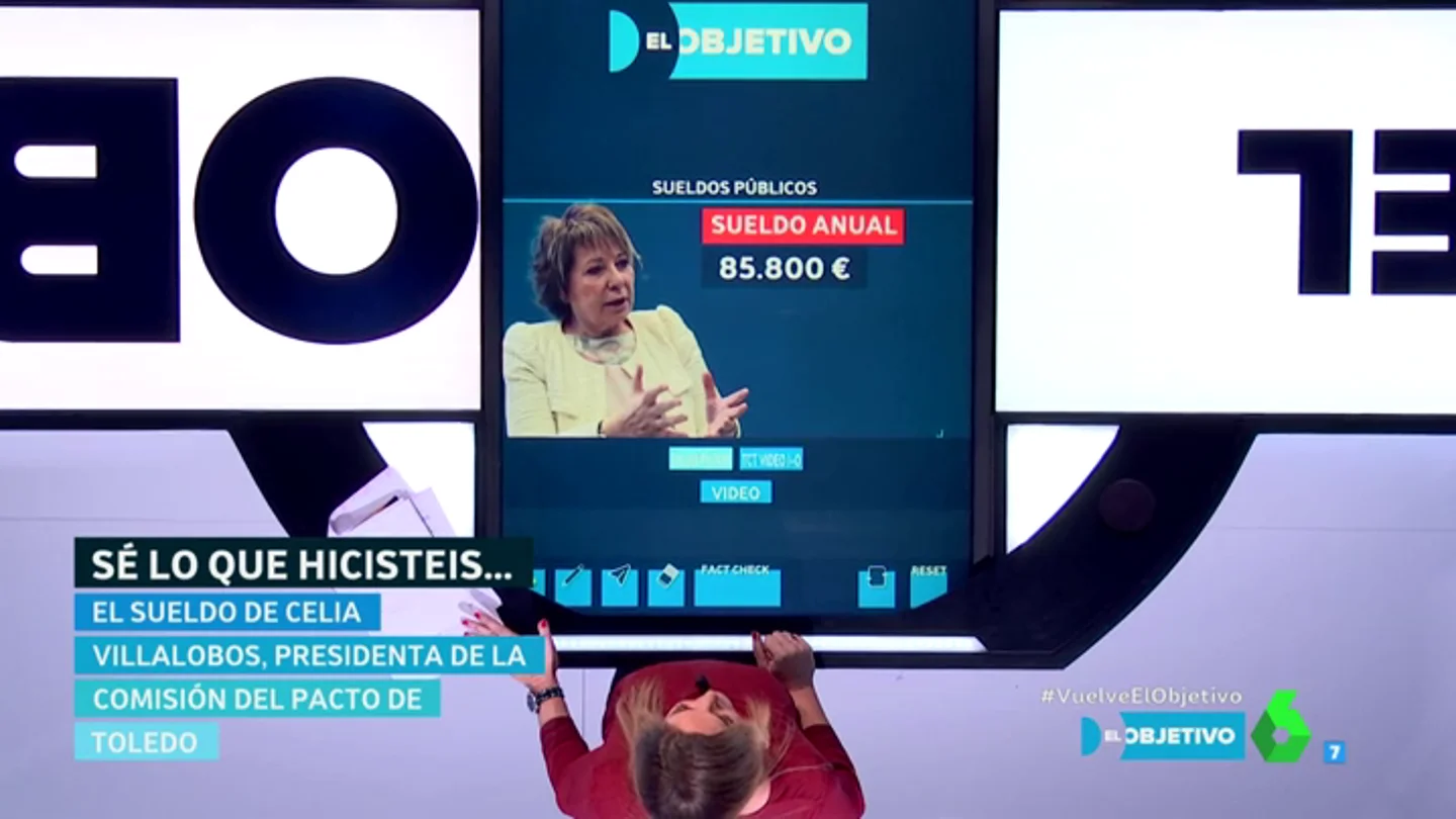 El sueldo de Celia Villalobos El sueldo de Celia Villalobos