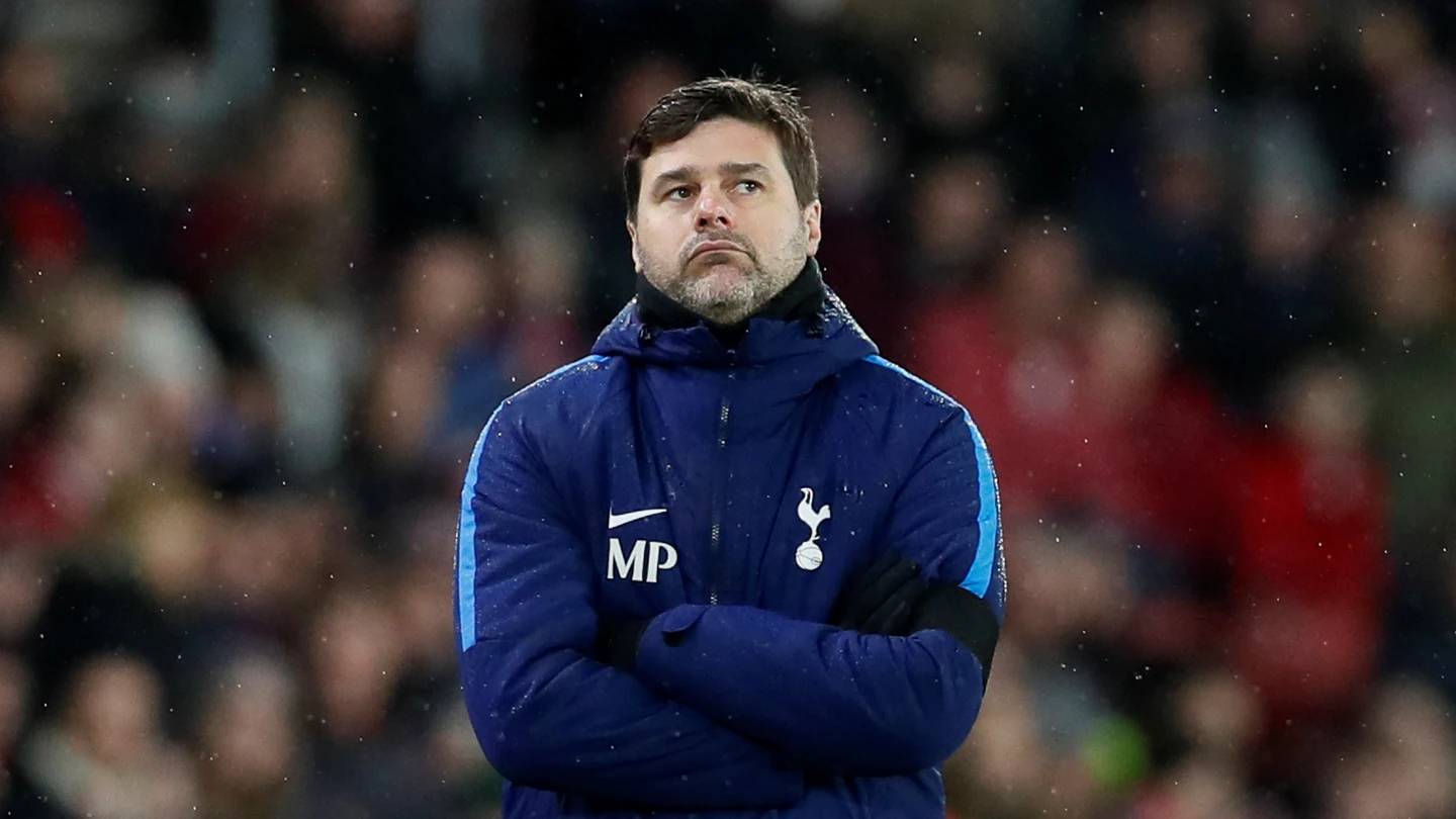 Pochettino en el partido ante el Southampton Pochettino en el partido ante el Southampton