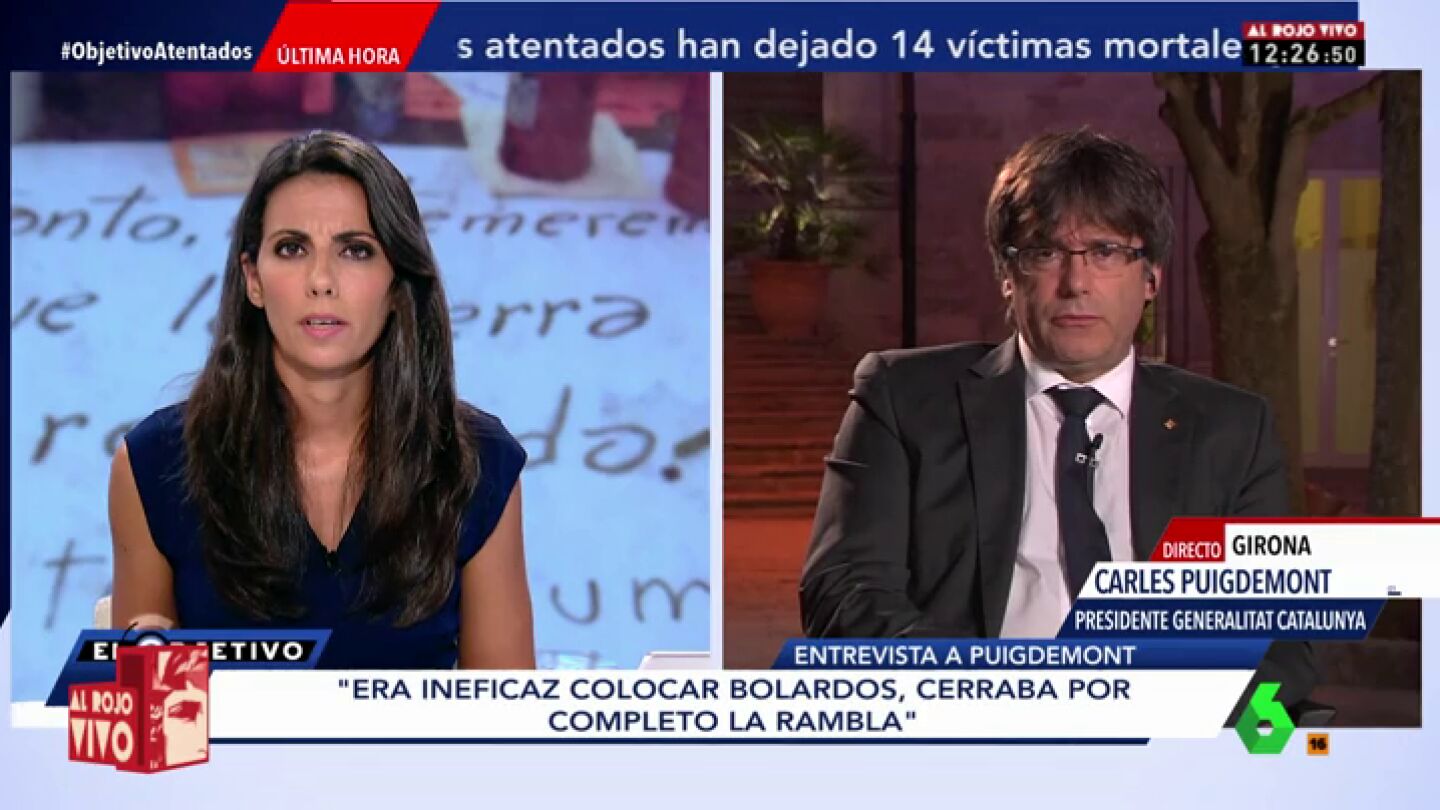 Carles Puigdemont en El Objetivo