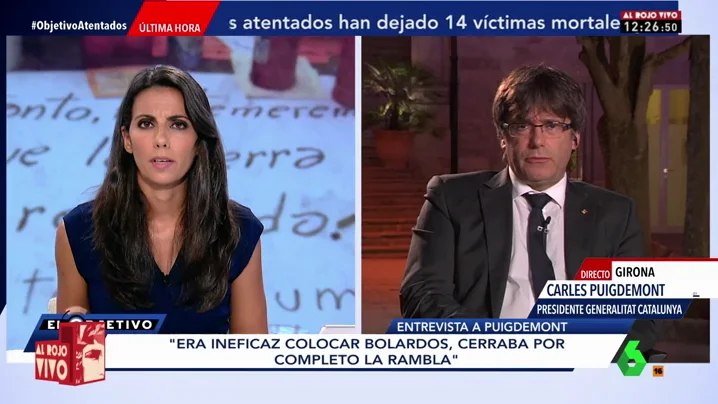 Carles Puigdemont en El Objetivo