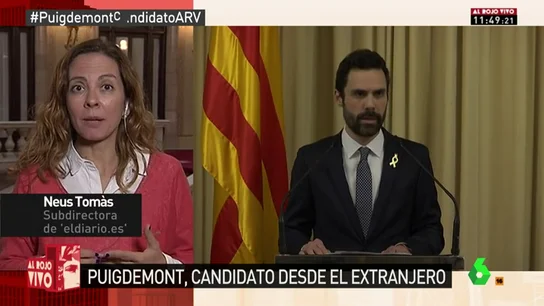 Neus Tomàs, en Al Rojo Vivo Neus Tomàs, en Al Rojo Vivo