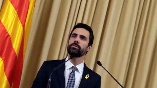El presidente del Parlament, Roger Torrent (ERC) El presidente del Parlament, Roger Torrent (ERC)