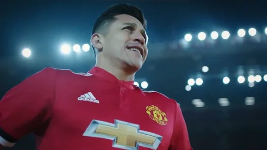 Alexis Sánchez, con la camiseta del Manchester United Alexis Sánchez, con la camiseta del Manchester United
