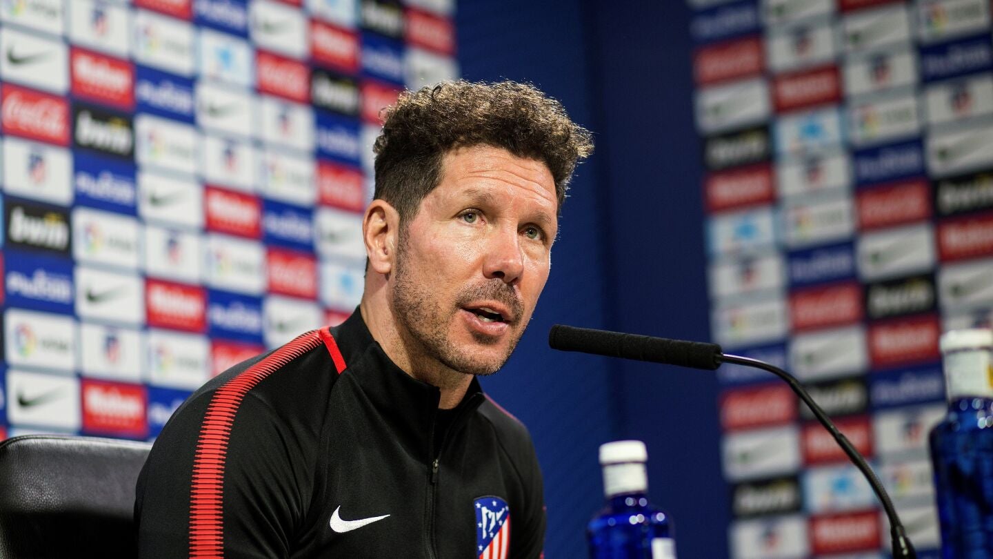 Simeone, en rueda de prensa