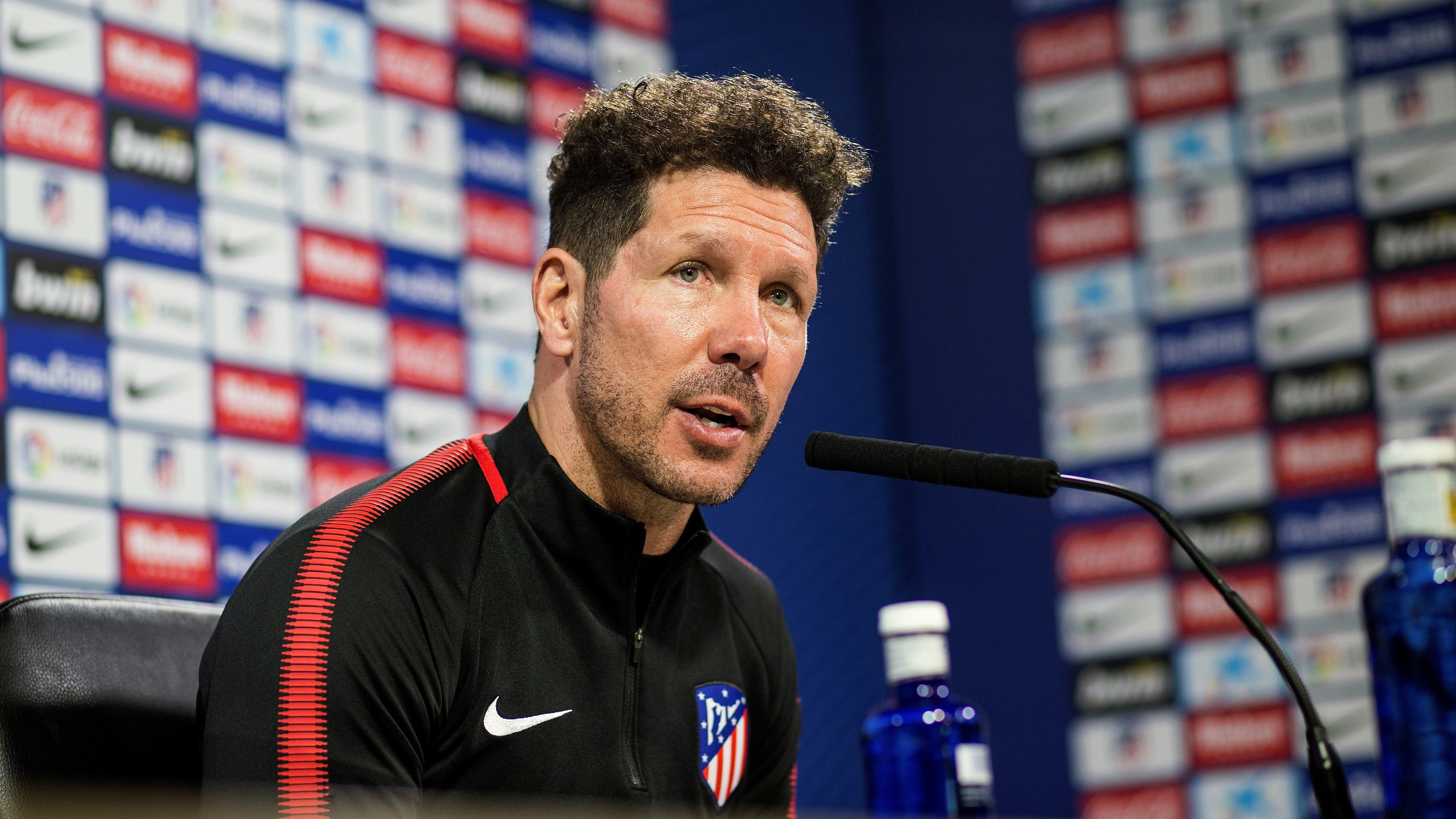 Simeone, en rueda de prensa