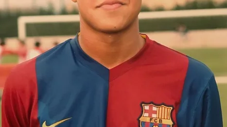 Rafinha, en su época de canterano del Barça