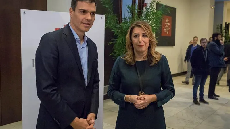 Pedro Sánchez y Susana Díaz Pedro Sánchez y Susana Díaz