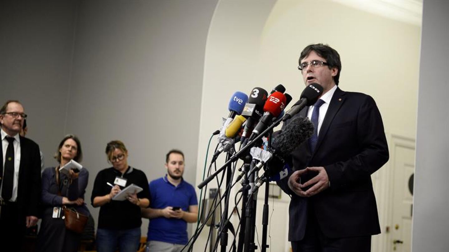 El expresidente de la Generalitat de Catalu&ntilde;a Carles Puigdemont