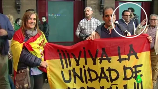Concejal del PP de Boadilla en un escrache Concejal del PP de Boadilla en un escrache