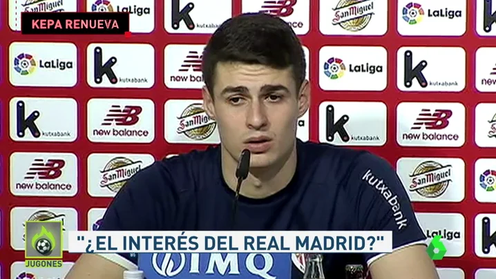 Kepa: "No me he visto fuera del Athletic porque nunca lo he estado"