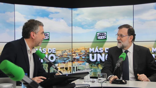 Mariano Rajoy, durante su entrevista en Onda Cero Mariano Rajoy, durante su entrevista en Onda Cero