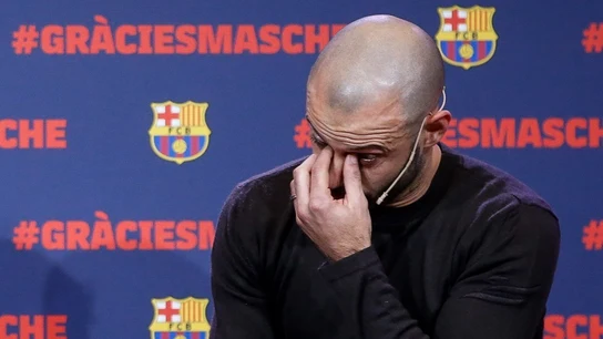 Mascherano llorando Mascherano